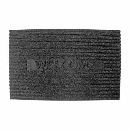 OLYMPIAN ATHLETE J & M Home Fashions 4168 18 x 30 in. Solid Flocked Welcome Floor Mat OL160471